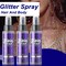 Body Glitter Spray,100ML(3.53OZ),Mardi Gras Outfit for Women,Mardi Gras Accessories,Glitter Hairspray,Sparkle Hair Spray,Glitter Spray for Hair/Body/Face/Clothes,Body Shimmer Spray for Skin